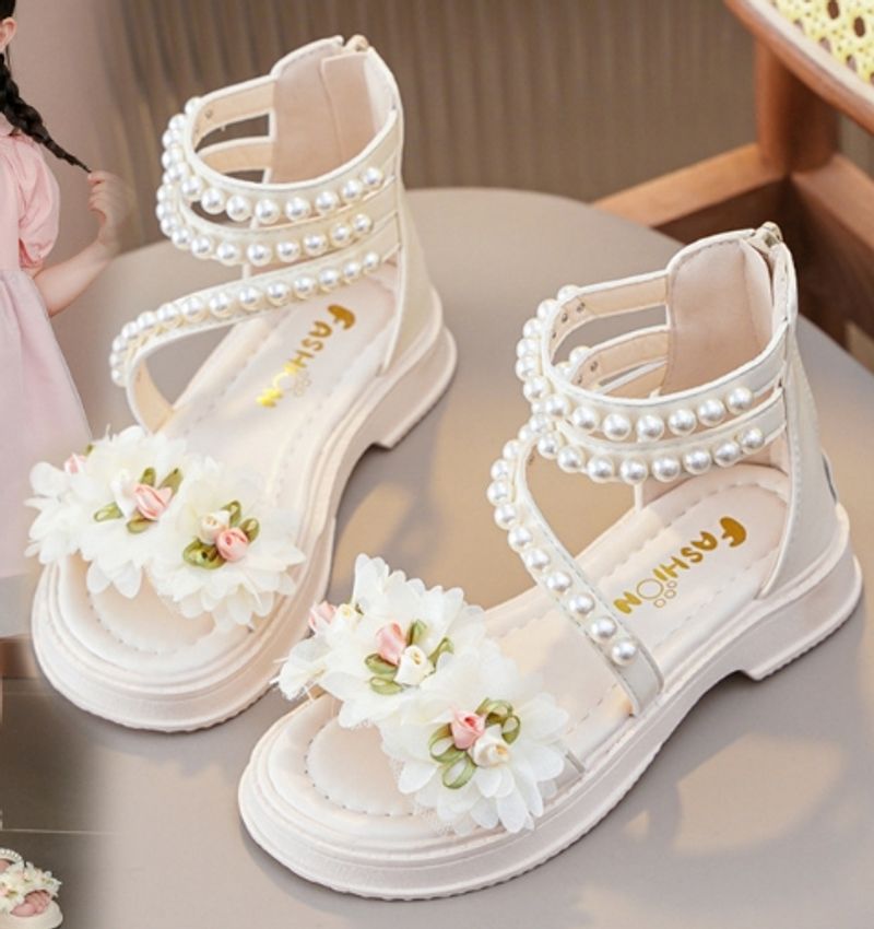 [LittleBreeze] Mädchen Sommersandalen - Komfort mit Schleife | Atmungsaktive flache Schuhe_voghion.com