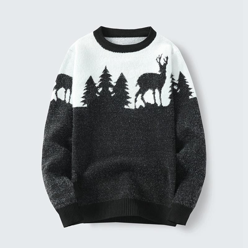 Weihnachtspullover aus Mohair für Herren_voghion.com