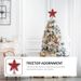 25cm Christmas Tree Top Glitter Gold Silver Star Home Xmas Tree Ornaments Christmas Decoration For Home 2024 Natal New Year 2025_voghion.com