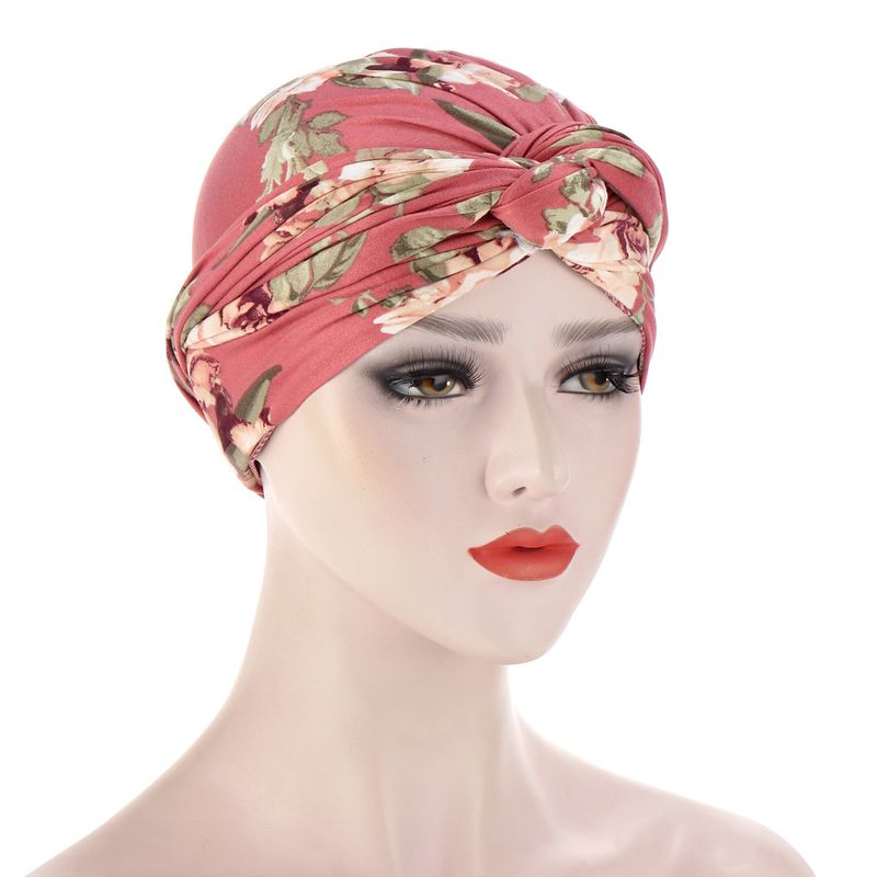 Chapeaux pour femmes, nouvelle variété de chapeaux turban, chapeaux turban musulmans, chapeaux turban fleuris en stock_voghion.com