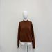 Wool Knitted Long Sleeve Women's Plus Size Round Neck Pullover Sweater Top Base Shirt Custom Made_voghion.com