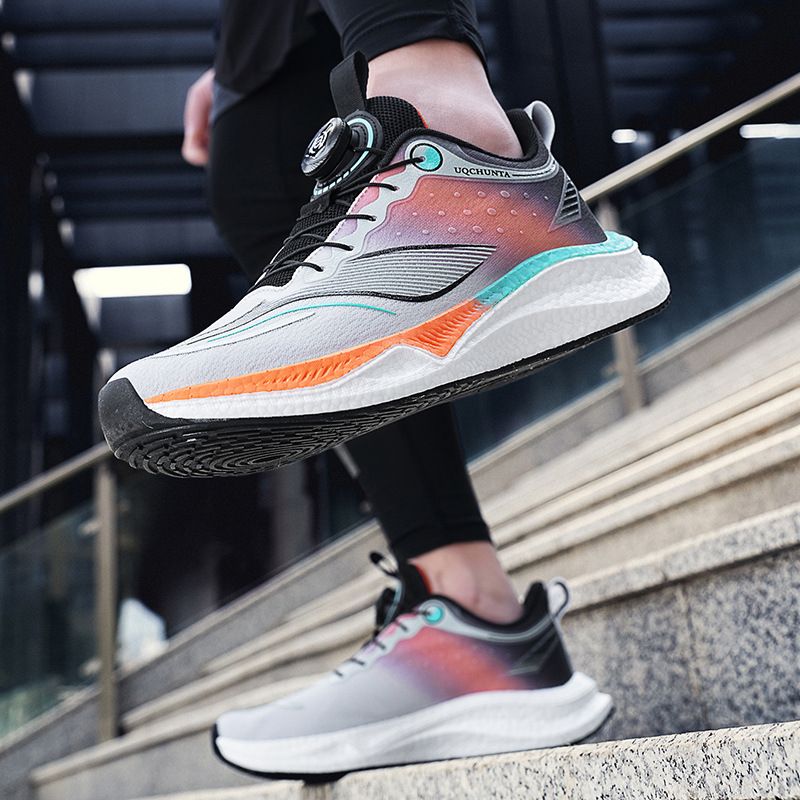 2025 Plus Size Korean Fashion Red Rabbit Rotating Buckle Couple Running New Casual Sports Unisex Trendy Shoes_voghion.com