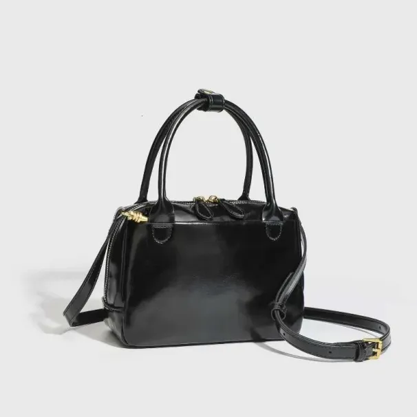 Borsa a mano da bowling retrò francese piccola e alla moda, borsa a tracolla, borsa da donna, 2025_voghion.com