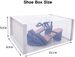White Bins Box Box; Shoe Pack; Clear Stackable Foldable Shoe 8 Shoe Storage - Organizer; NEW Container Storage_voghion.com