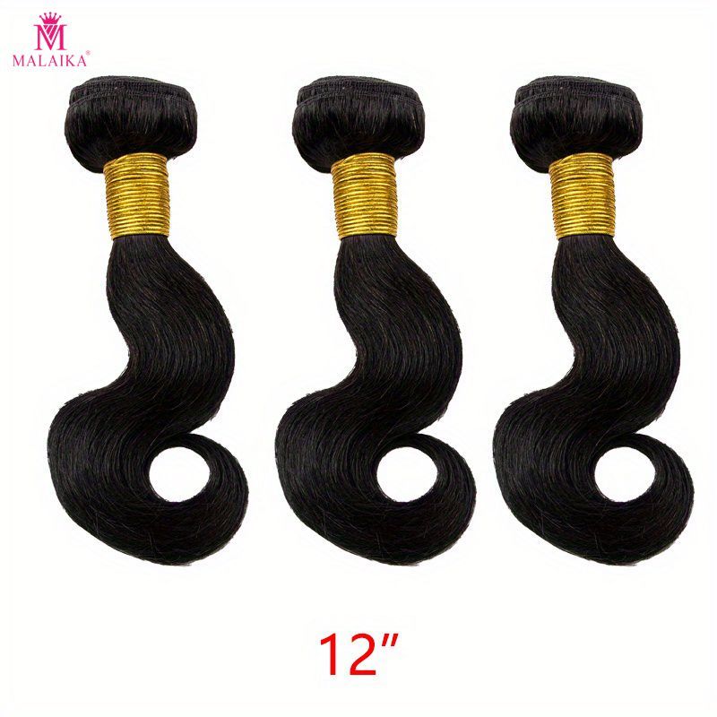 3-teiliges brasilianisches Echthaar-Bündel für schwarze Frauen, Bündel mit doppeltem Schuss, unverarbeitetes Echthaar, natürliche Farbe, für Damen, gewelltes Haar_voghion.com