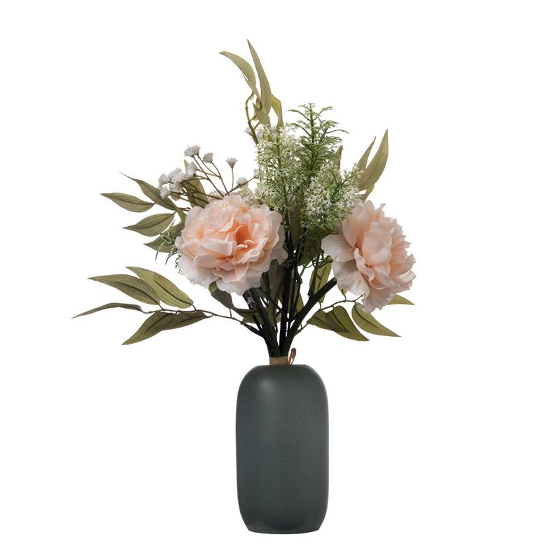 Wanddekoration sonniger Sommer Pfingstrose Handschrift Design Hochzeitsstrauß Wandbehang grenzüberschreitender Hersteller künstliche Blume CF01113_voghion.com