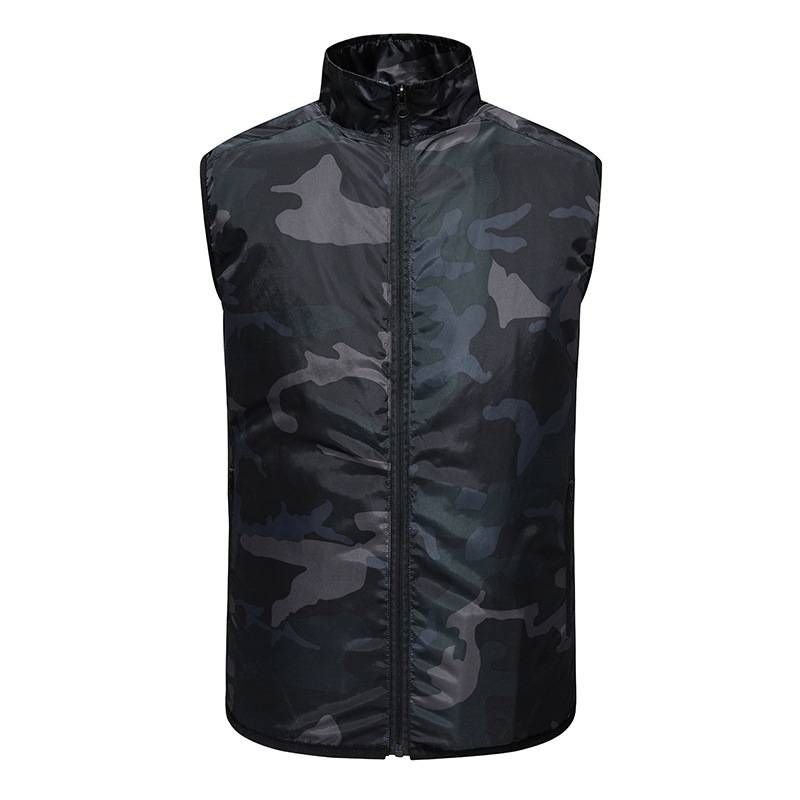 Men's Summer Fan Cooling Vest - Built-in Fan Air-Conditioned Clothing, Camouflage Workwear For Construction, Fishing Vest_voghion.com