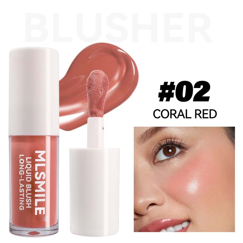 Rubor líquido en polvo, duradero, multifuncional, de alto brillo, hidratante, corrector, rubor en polvo_voghion.com