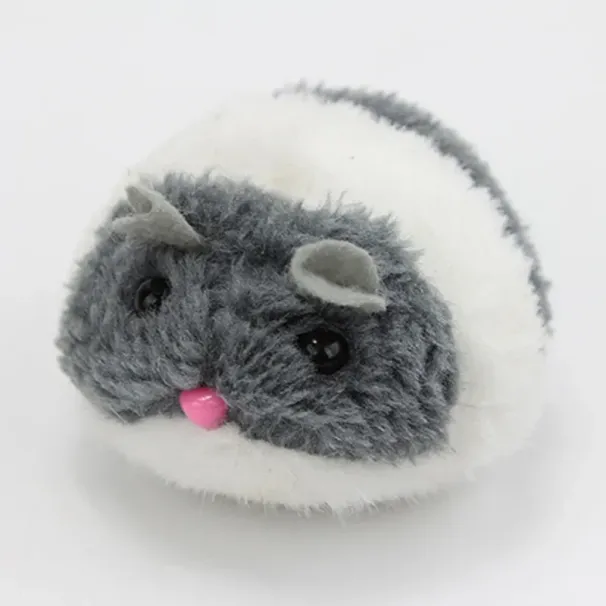 Funny Interactive Little Mouse Rat Kitten Cat Shaking Movement Plush Dog And Cat Toys, 1PC Fur Pet Supplies Gifts_voghion.com
