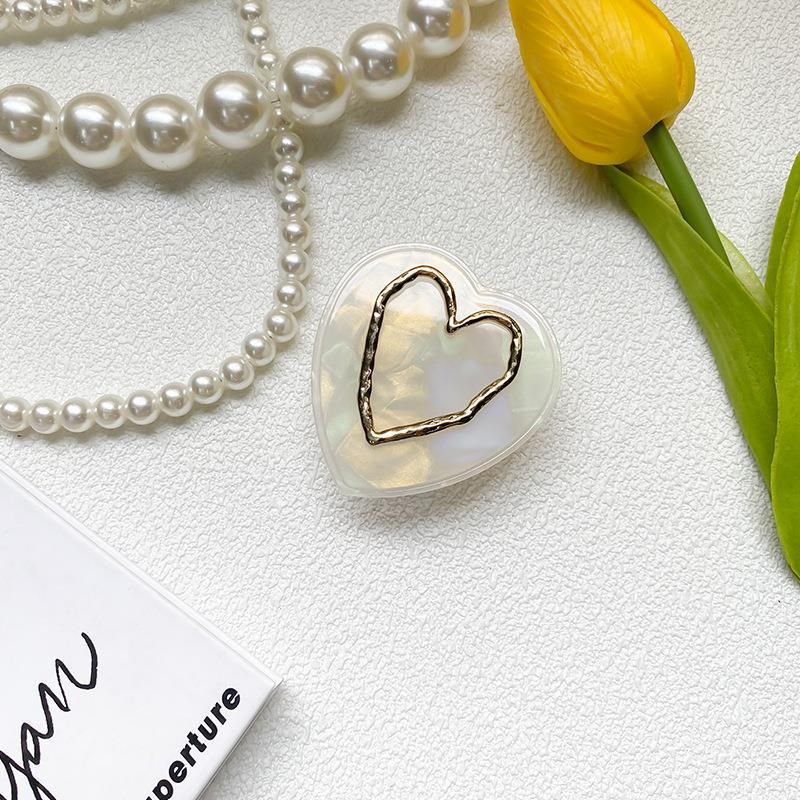 Simple And Stable Desktop Phone Holder With Back Airbags For Carrying, Niche, Portable, Expandable 3D Instagram Ring_voghion.com