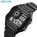 Men's Digital Sports Watch With Luminous Display, Waterproof Lightweight Square Design For Active Lifestyle Classic Student Watch_voghion.com