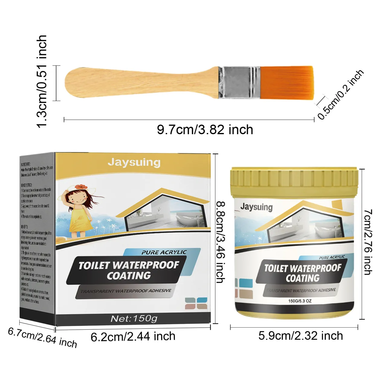 Colle étanche et anti-fuite, colle étanche transparente pour salle de bain, mur extérieur étanche, revêtement étanche sans brique_voghion.com