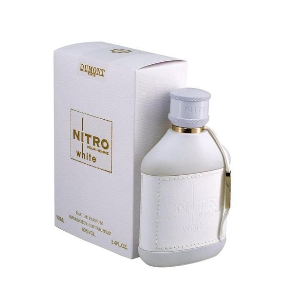 Dumont Nitro White Eau de Parfum für Herren, 100 ml Spray, Vanille-Amber-Duft_voghion.com