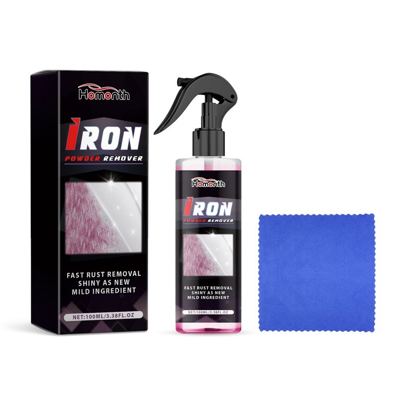 Wheel Paint Removal Iron Spray Automobile Metal Rust Refurbishment Anti-rust Care And Maintenance Cleaner_voghion.com