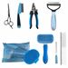 8-piece Brush Multi-functional Self-cleaning Set Including Pet Nail Clipper File Cat Dog Grooming_voghion.com