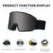 Yüksek çözünürlüklü geniş görüş alanı, çift katmanlı sis ve anti UV gözlüklerle açık hava sporları kar yetişkin kayağı_voghion.com