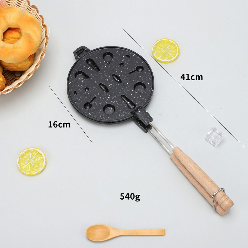 Molde para pasteles, herramienta ovalada para hornear en casa, bandeja para hornear de flor de ciruelo para gofres de huevo de cocina_voghion.com