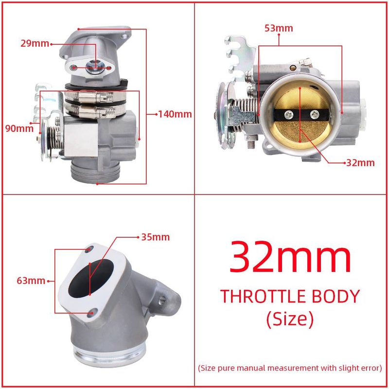 RACING Throttle Body For YAMAHA Y15ZR LC150 EXCITER150 32mm 34mm 36mm 38mm 40mm Motorcycle RACING Throttle Body_voghion.com