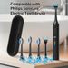 Rechargeable Electric Power Toothbrush - 3 Modes And 2 Min Timer, 3 Heads & 20 Pcs Floss Picks Heads, Compatible With Philips Sonicare Toothbrush Head_voghion.com