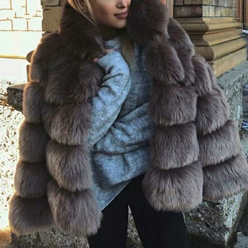 Women's Clothing fur jacket winter_voghion.com
