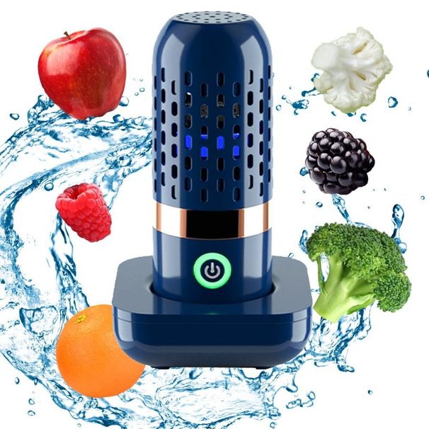 Pulitore per frutta e verdura, forma di capsula di frutta, USB, portatile e automatico; macchina per la frutta; lavatrice, pulitore per verdure, ricaricabile_voghion.com