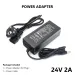 DC 24V 2A US/EU/UK/AU Plug Charger Universal AC100-240V To DC 24V 2A Power Supply Adapter Converter Module Stable High Power_voghion.com