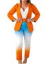 Women's trouser suit with belt_voghion.com