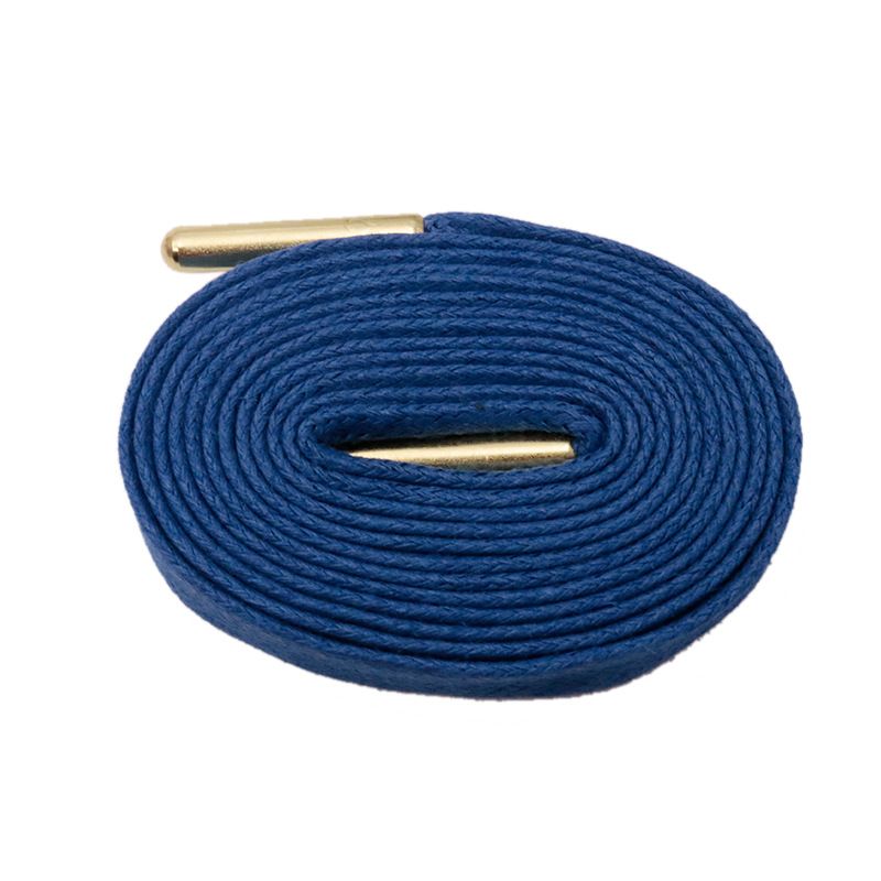 Shoelace Solid Color Polyester Flat Waxing With Metal Head Wax With Shoe Rope Black And White Hat Rope Waistband_voghion.com