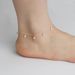 Süßwasserperle Silber Fußkettchen INS Style Nischendesign Fee-wie Für Frauen JL039_voghion.com