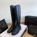 26ss New Style Knight Over-the-Knee Long Round Toe Low Slimming High Tube Chunky Heel Back Zipper Women's Boots_voghion.com