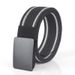 Cross-border smooth alloy buckle canvas nylon belt men's outdoor training leisure woven tactical belt wholesale_voghion.com