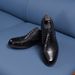 Timeless British Brogues For Men, Goodyear Welted Calfskin Shoes, Retro Round Toe Design_voghion.com