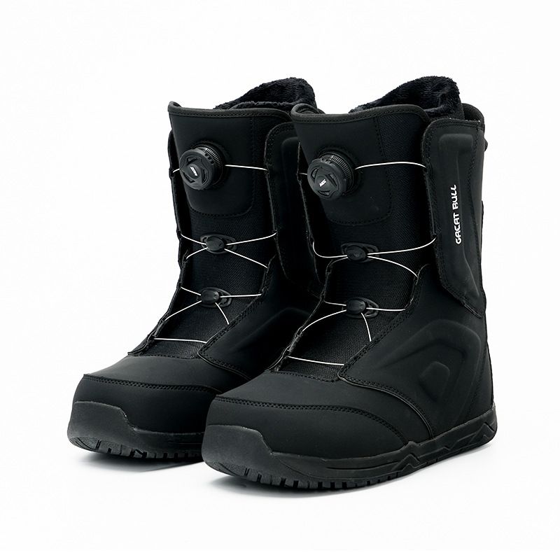 GREAT URUS Snowboardschuhe Schnellanzieh-Skischuhe für Damen und Herren Park Carving Freestyle Allround Wasserdicht Warm_voghion.com
