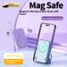 Ultra-Thin Magnetic Wireless Power Bank With Magsafe Fast Charging, Portable Stand & Built-in Cable For IPhone_voghion.com