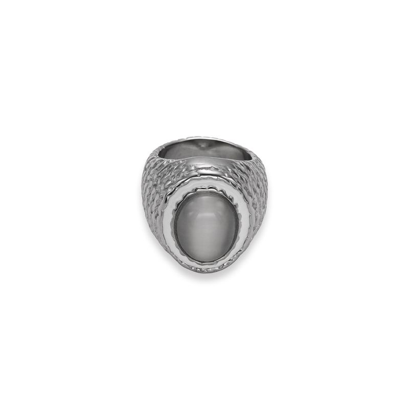 INS Style Echt vergoldeter eleganter und sanfter bunter Steinring_voghion.com