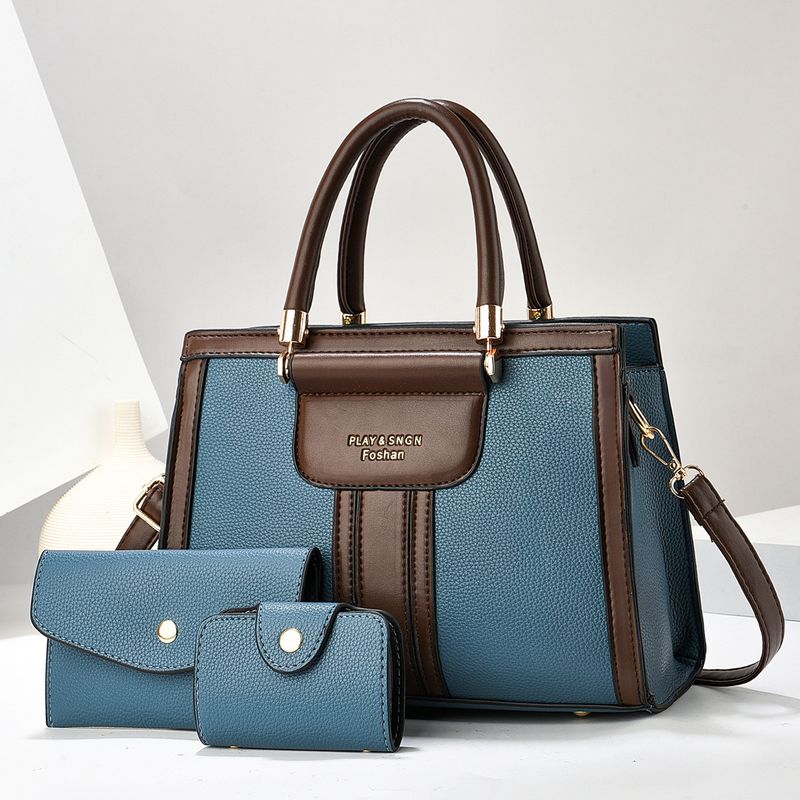 Damenhandtasche, große Kapazität, tragbar, dreiteilig, modisch, einzelne Schulter, Umhängetasche, Mama-Tasche, exquisite Mode_voghion.com