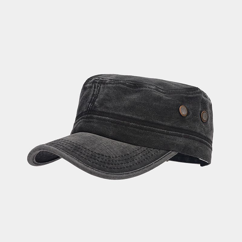 Unisex Vintage washed cotton breathable military hat Men's outdoor sports jungle sun protection hat women's flat cap_voghion.com