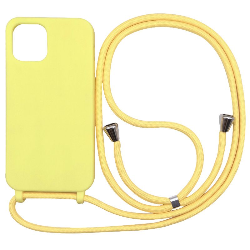 Halskette Lanyard Silikon Crossbody Handyhülle für iPhone 12 11 13 Pro Max Mini X XS MAX XR 7 8 Plus Strap Cord Chain Ba_voghion.com