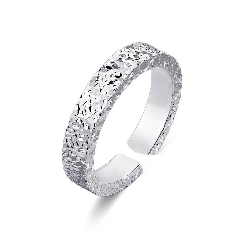 Super Flash Broken Ice Hot Selling Light Luxury Color Open Ring Fashion Women_voghion.com