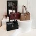 Women's bag work and commuting bag for women 2023 new fashion handheld tote bag retro shoulder bag_voghion.com