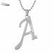 Vendite calde My Shape A-Z Alfabeto Gioielli Ragazze Nome Collana Regalo Adatto Lega Lettera Inglese C E F I J K L M N Capitale Pendenti_voghion.com