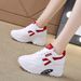 Female 2025 Spring Autumn Thick Bottom 8cm Sports With Inner Height Increase, Versatile, Casual And Plush Dad Shoes,_voghion.com