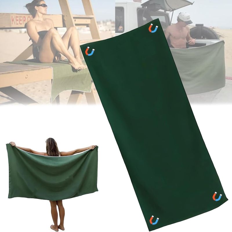 Swimming Towels Summer Outdoor Extra Large Magnetic Bath Towel With Strong Water Absorption Suitable For Beach Swimming Pool Gym Camping Etc._voghion.com