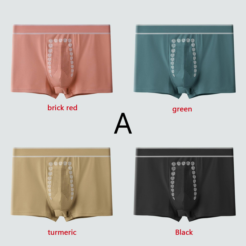 4PCS high quality men's boxer shorts summer L-3XL_voghion.com