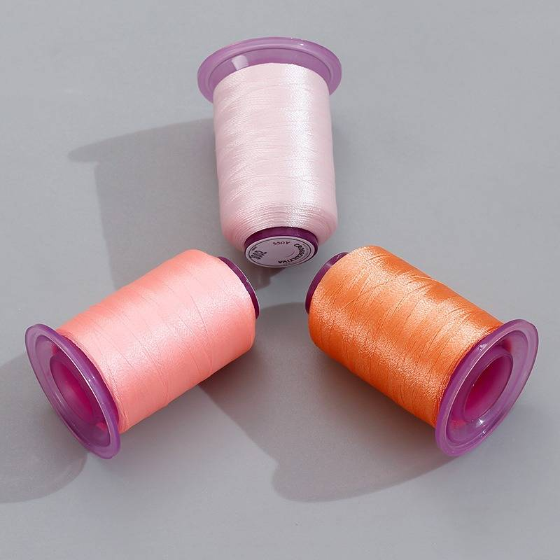 Filo da ricamo fatto a mano colorato multicolore 24 colori 120D550 iarde Set di fili da ricamo in poliestere lucido_voghion.com