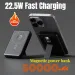 22.5W Magnetic Power Bank Fast Charging Wireless Powerbank With Stand External Spare Battery For IPhone 16 Mag Safe_voghion.com