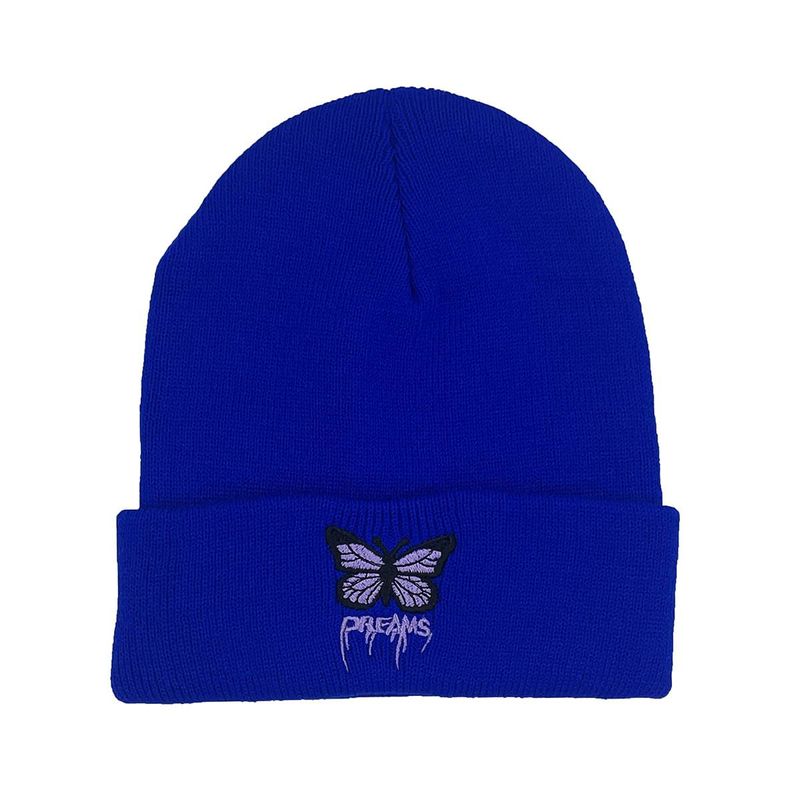 Jauna rudens un ziemas silta tauriņa izšūta pulovera cepure izšūta adīta cepure pulovera cepure hip-hop dzijas cepure_voghion.com