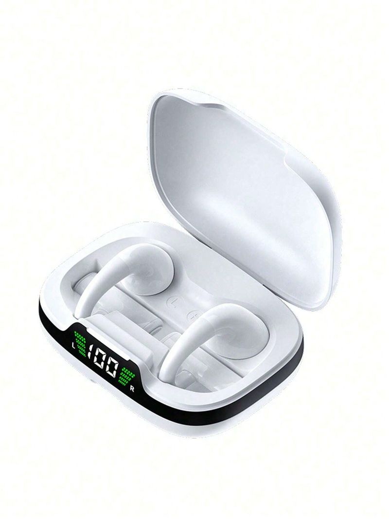 Headphones HiFi Earbuds Bluetooth Headphones Wireless Headphones Wholesale Sports Smart Display Stereo Microphone JR03 Wireless_voghion.com