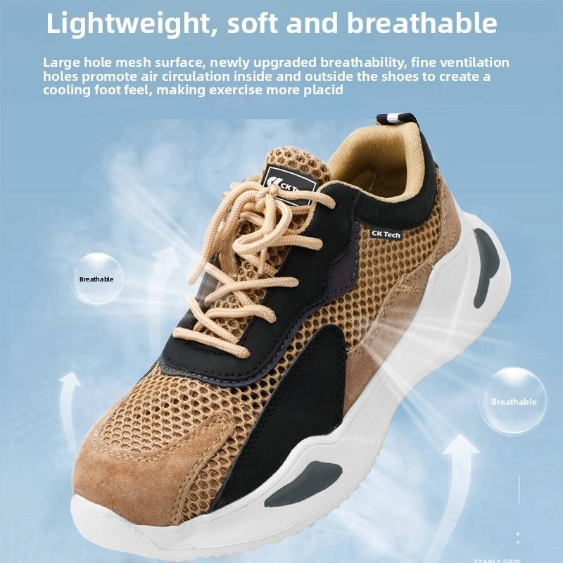 Industrial-Grade Steel Toe Boots With Kevlar Anti-Puncture Sole - Heavy Duty Work Shoes For Construction, Warehouse & Hazardous Environments_voghion.com