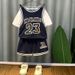 Set uniformă de baschet de vară pentru băieți Moter & Kids 2024, uniformă de baschet cu uscare rapidă pentru bebeluși, set sport de vară pentru copii, din două piese_voghion.com